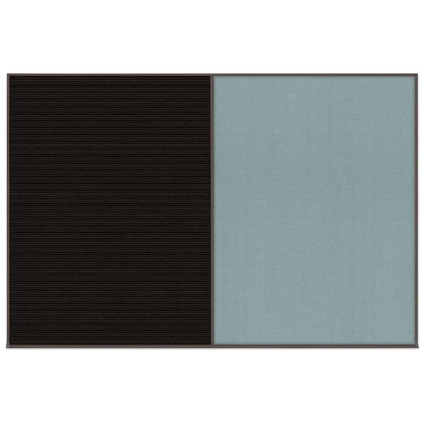 Enclosed Corkboard, 1 Door, 72"x48", 4" Fra